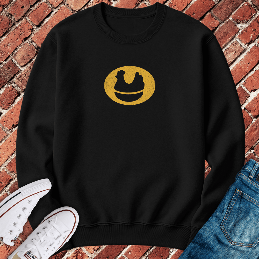 Vintage White Hen Crewneck