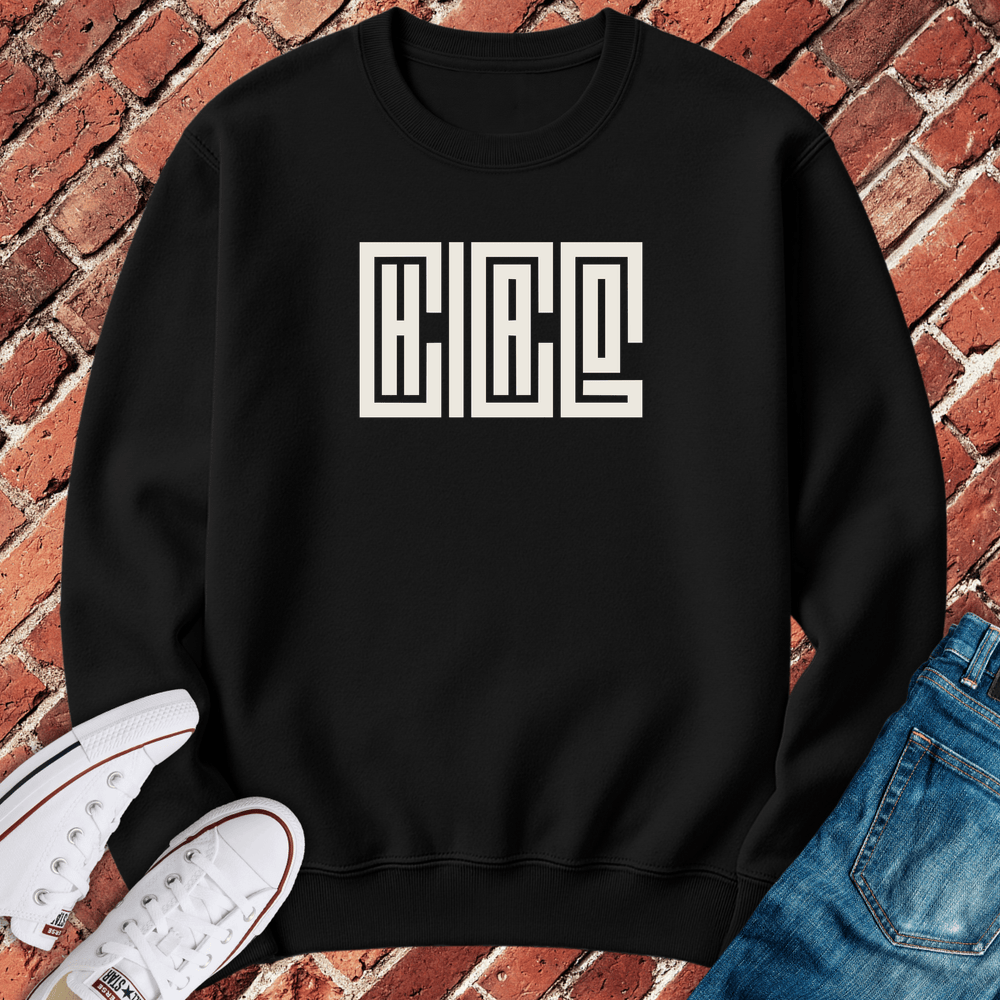 Stacked CHICAGO Crewneck