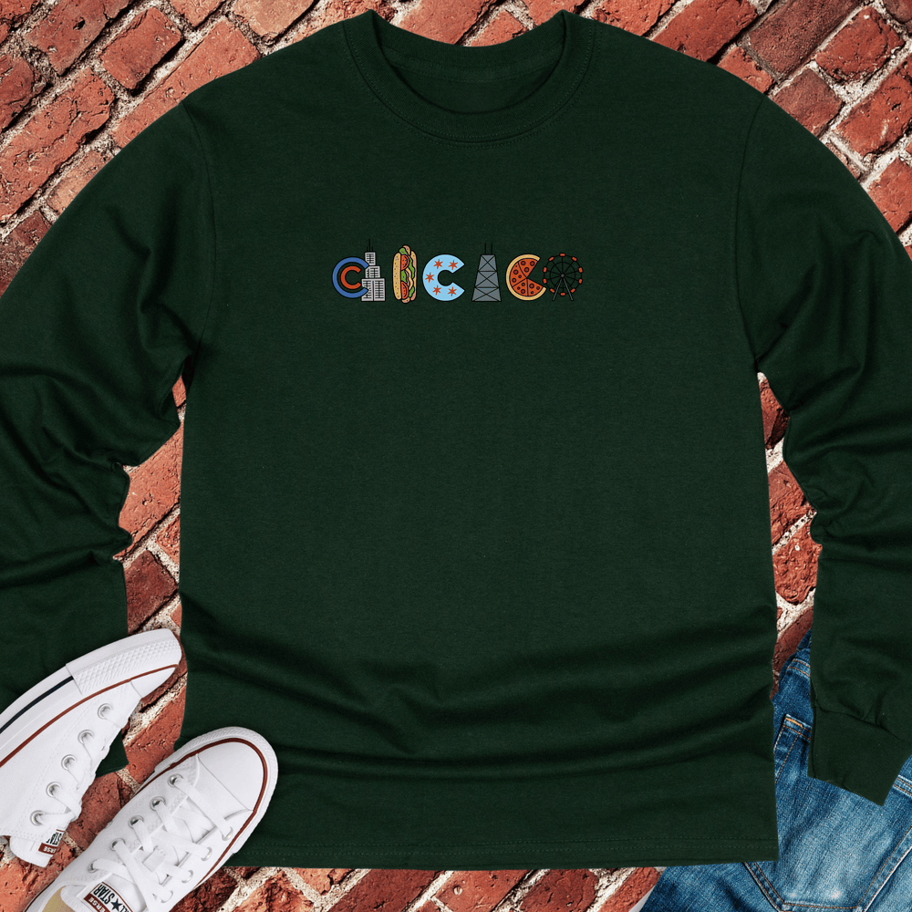 Chicago Icons Long Sleeve