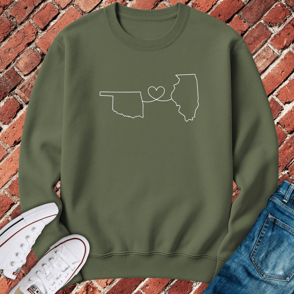 Oklahoma - Illinois Crewneck