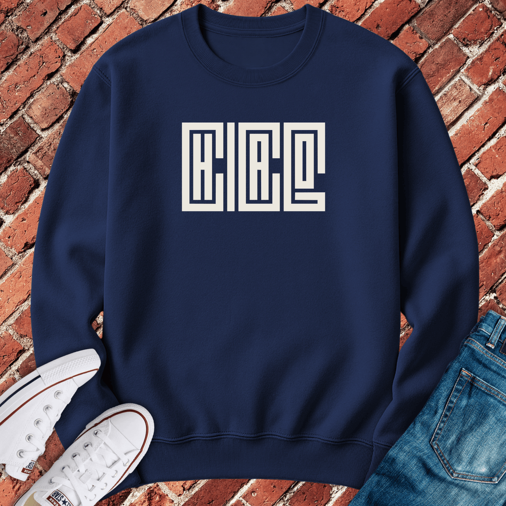 Stacked CHICAGO Crewneck