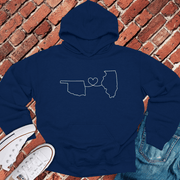 Oklahoma - Illinois Hoodie