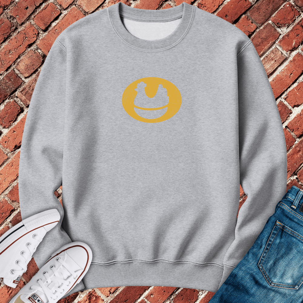 Vintage White Hen Crewneck