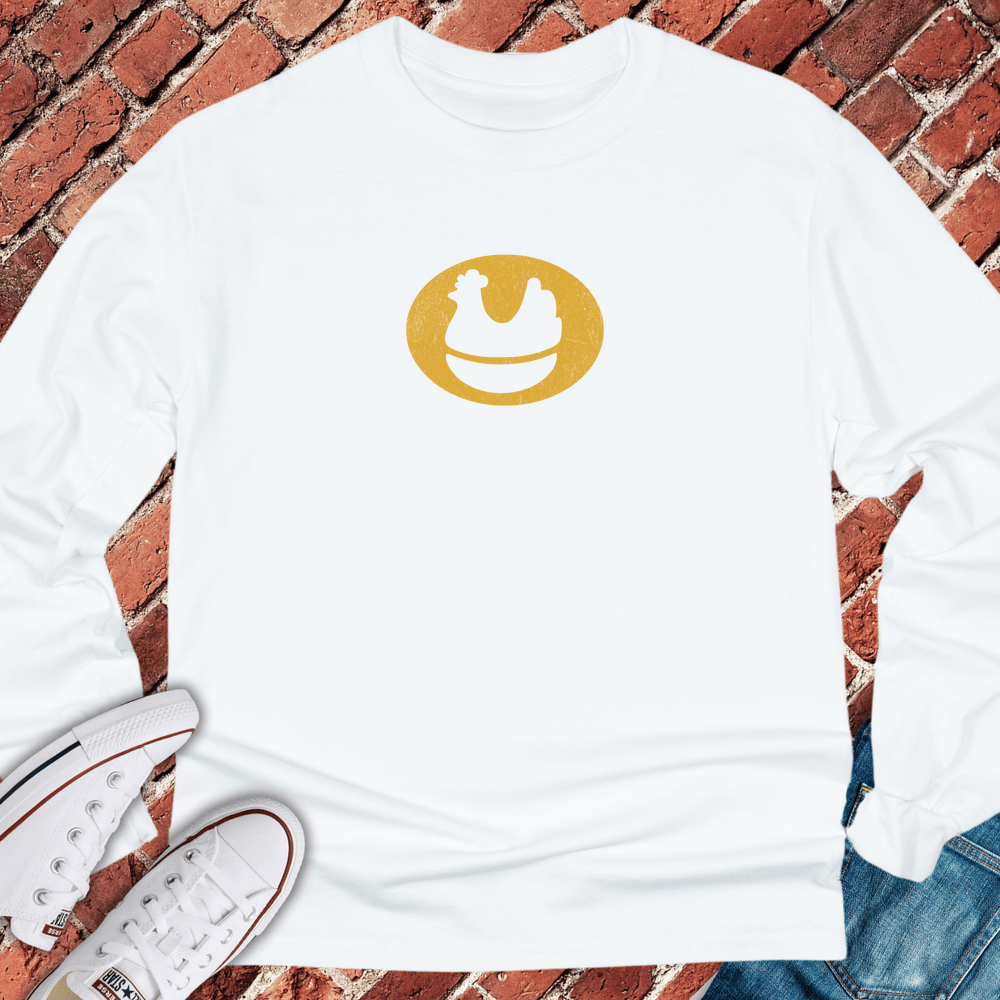 Vintage White Hen Long Sleeve