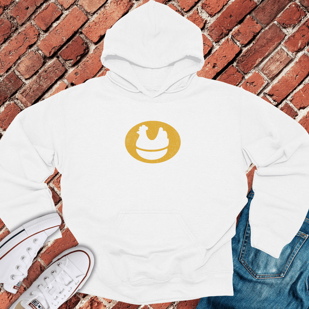 Vintage White Hen Hoodie